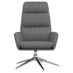 Casa si Gradina - Mobilier - Scaune si fotolii - Fotolii - Fotoliu de relaxare cu taburet, gri deschis, material textil - Infinity.ro