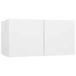 Casa si Gradina - Mobilier - Seturi de mobilier - Seturi living - Set dulapuri TV, 10 piese, alb, lemn prelucrat - Infinity.ro