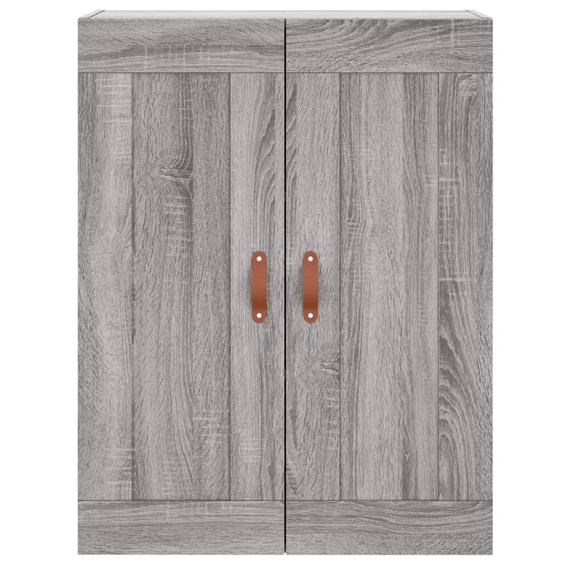 Casa si Gradina - Mobilier - Comode si corpuri - Comode - Dulap inalt, gri sonoma, 69,5x34x180 cm, lemn compozit - Infinity.ro