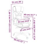 Casa si Gradina - Mobilier - Scaune si fotolii - Scaune - Scaun de birou rabatabil cu masaj, gri, piele ecologica - Infinity.ro