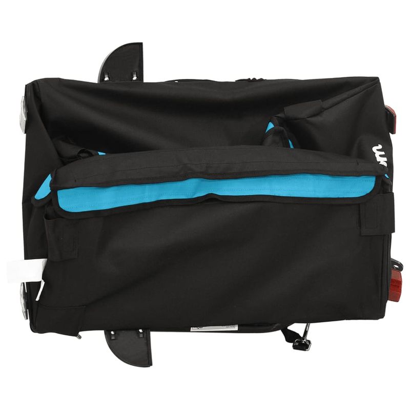 Sport si Outdoor - Ciclism - Accesorii pentru biciclete - Remorci biciclete - Remorca pentru biciclete, negru și albastru, 30 kg, fier, mărime 120x54x44 cm - Infinity.ro