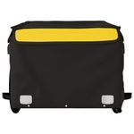 Sport si Outdoor - Ciclism - Accesorii pentru biciclete - Remorci biciclete - Remorca pentru biciclete, negru și galben, 45 kg, fier, mărime 124x62.5x52 cm - Infinity.ro