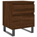 Casa si Gradina - Mobilier - Comode si corpuri - Noptiere - Noptiere, 2 buc., stejar maro, 40x35x50 cm, lemn compozit - Infinity.ro