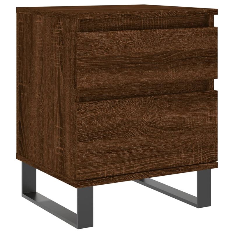 Casa si Gradina - Mobilier - Comode si corpuri - Noptiere - Noptiere, 2 buc., stejar maro, 40x35x50 cm, lemn compozit - Infinity.ro
