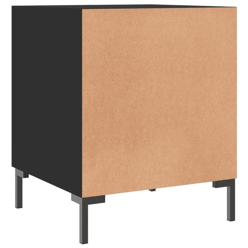 Casa si Gradina - Mobilier - Comode si corpuri - Noptiere - Noptiere, 2 buc., negru, 40x40x50 cm, lemn compozit - Infinity.ro