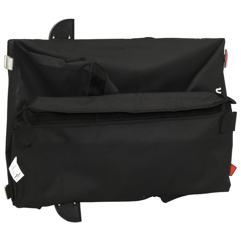 Sport si Outdoor - Ciclism - Accesorii pentru biciclete - Remorci biciclete - Remorca pentru biciclete, negru, 45 kg, fier, mărime 124x62.5x52 cm - Infinity.ro