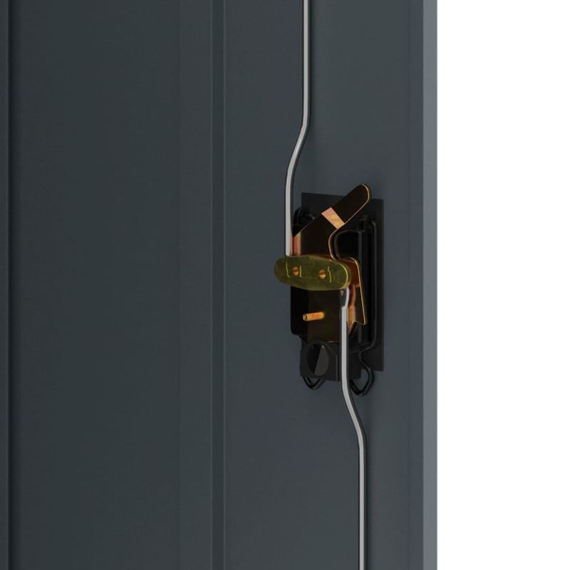 Casa si Gradina - Constructii - Depozitare, transport si protectie - Rafturi, fisete si vestiare - Fiset, antracit, 90x40x105 cm, otel - Infinity.ro