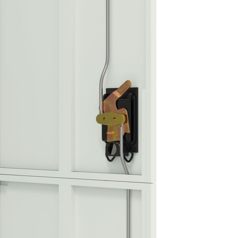 Casa si Gradina - Constructii - Depozitare, transport si protectie - Rafturi, fisete si vestiare - Fiset, gri deschis, 90x40x180 cm, otel - Infinity.ro