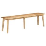 Casa si Gradina - Mobilier - Canapele si coltare - Banchete - Banca, 160x40x45 cm, lemn masiv de mango - Infinity.ro
