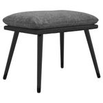 Casa si Gradina - Mobilier - Scaune si fotolii - Tabureti - Taburet, gri deschis, 45x29,5x35 cm, material textil - Infinity.ro