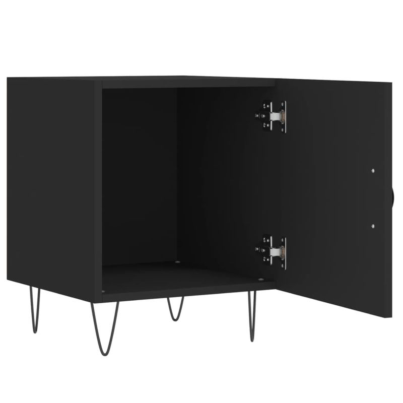 Casa si Gradina - Mobilier - Comode si corpuri - Noptiere - Noptiera, negru, 40x40x50 cm, lemn compozit - Infinity.ro