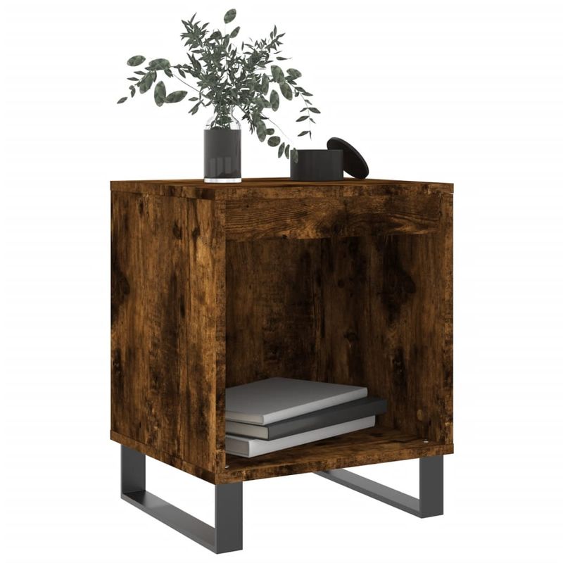 Casa si Gradina - Mobilier - Comode si corpuri - Noptiere - Noptiere, 2 buc., stejar fumuriu, 40x35x50 cm, lemn compozit - Infinity.ro