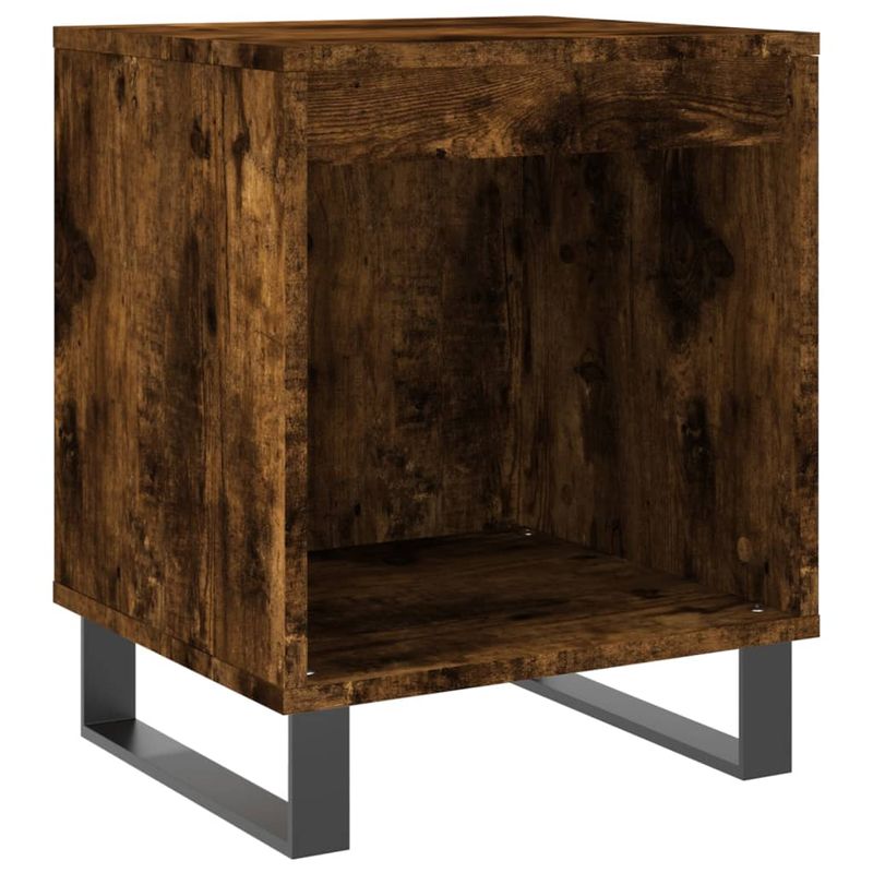 Casa si Gradina - Mobilier - Comode si corpuri - Noptiere - Noptiere, 2 buc., stejar fumuriu, 40x35x50 cm, lemn compozit - Infinity.ro