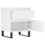 Casa si Gradina - Mobilier - Comode si corpuri - Noptiere - Noptiera, alb, 40x35x50 cm, lemn prelucrat - Infinity.ro