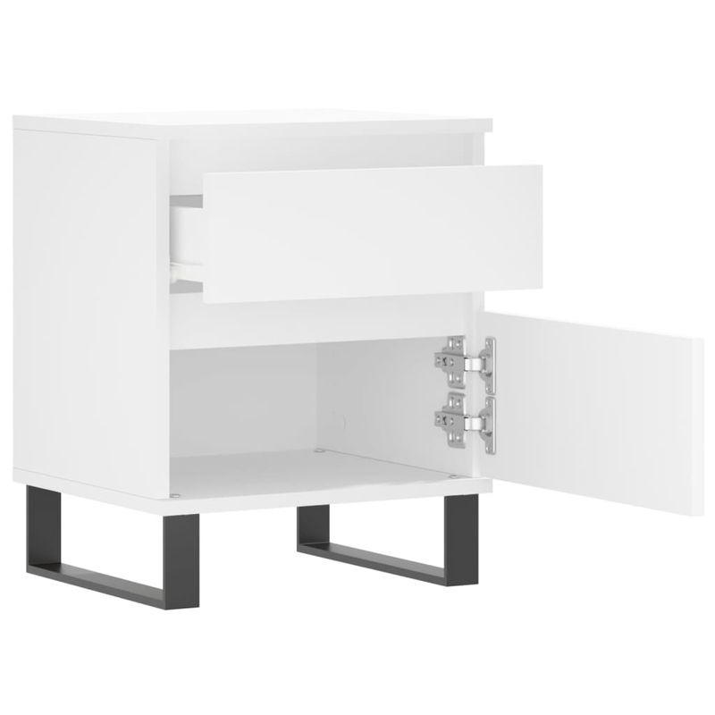 Casa si Gradina - Mobilier - Comode si corpuri - Noptiere - Noptiera, alb, 40x35x50 cm, lemn prelucrat - Infinity.ro