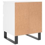 Casa si Gradina - Mobilier - Comode si corpuri - Noptiere - Noptiera, alb, 40x35x50 cm, lemn prelucrat - Infinity.ro
