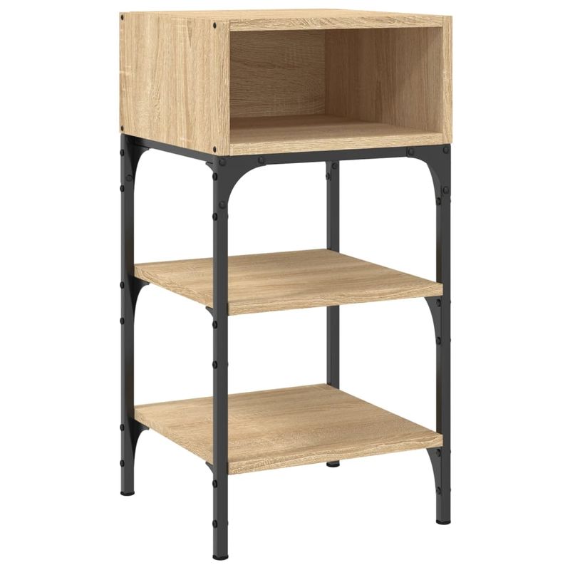 Casa si Gradina - Mobilier - Comode si corpuri - Noptiere - Noptiere, 2 buc., stejar sonoma, 35x34,5x70 cm, lemn compozit - Infinity.ro