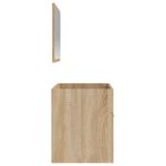 Casa si Gradina - Mobilier - Mobilier baie - Comode baie - Dulap de baie cu oglinda, stejar sonoma, lemn prelucrat - Infinity.ro