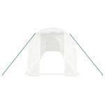 Casa si Gradina - Gradinarit si plante - Sere si solarii - Sera cu cadru din otel, alb, 24 m², 12x2x2 m - Infinity.ro