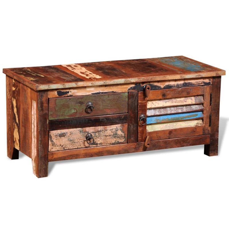 Casa si Gradina - Mobilier - Comode si corpuri - Comode - Comoda TV Hi-Fi, dulap lateral, lemn masiv reciclat - Infinity.ro