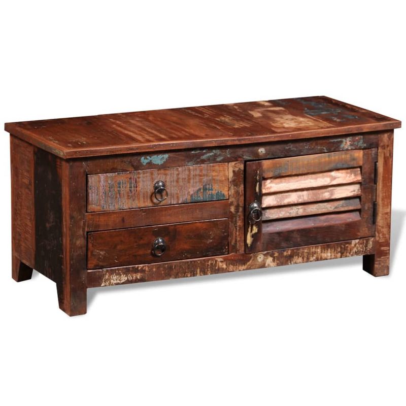 Casa si Gradina - Mobilier - Comode si corpuri - Comode - Comoda TV Hi-Fi, dulap lateral, lemn masiv reciclat - Infinity.ro