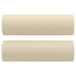 Casa si Gradina - Mobilier - Seturi de mobilier - Seturi living - Set de canapele cu perne, 2 piese, crem, material textil - Infinity.ro