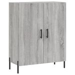 Casa si Gradina - Mobilier - Comode si corpuri - Comode - Dulap inalt, gri sonoma, 69,5x34x180 cm, lemn compozit - Infinity.ro