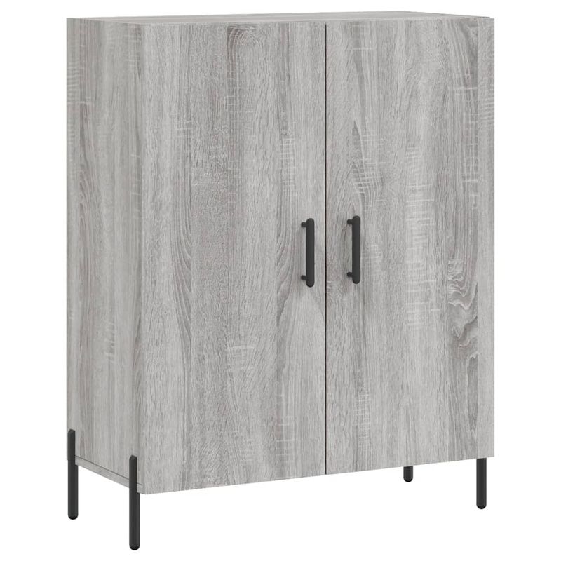 Casa si Gradina - Mobilier - Comode si corpuri - Comode - Dulap inalt, gri sonoma, 69,5x34x180 cm, lemn compozit - Infinity.ro