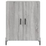 Casa si Gradina - Mobilier - Comode si corpuri - Comode - Dulap inalt, gri sonoma, 69,5x34x180 cm, lemn compozit - Infinity.ro