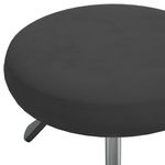 Casa si Gradina - Mobilier - Scaune si fotolii - Scaune - Scaun de birou pivotant, negru, catifea - Infinity.ro