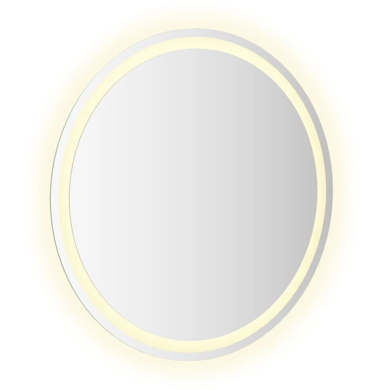 Casa si Gradina - Decoratiuni - Oglinzi - Oglinda de baie cu LED, 70 cm, rotunda - Infinity.ro