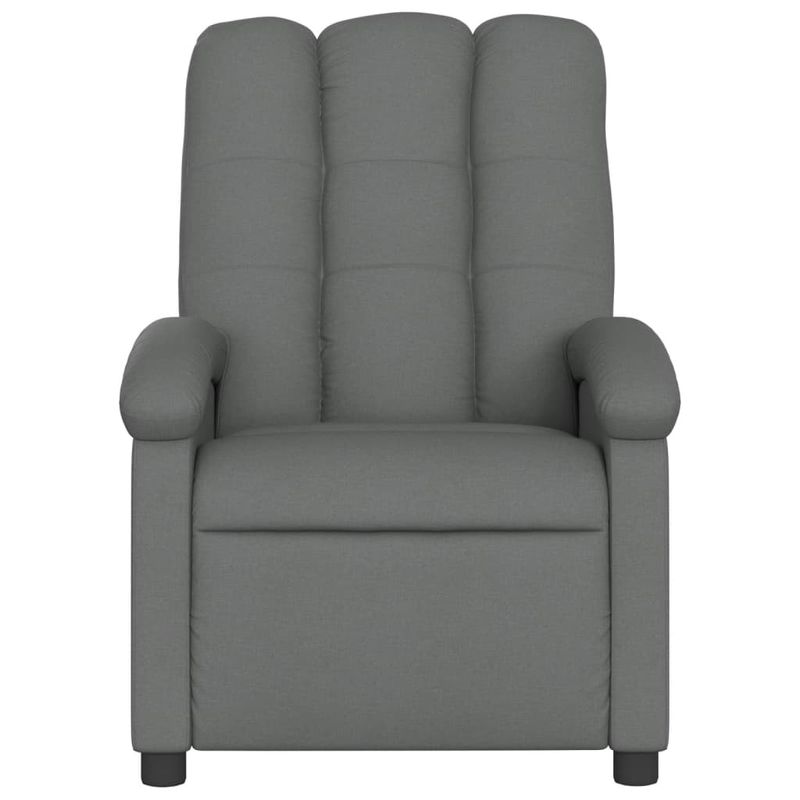 Casa si Gradina - Mobilier - Scaune si fotolii - Fotolii - Fotoliu rabatabil, gri inchis, material textil - Infinity.ro
