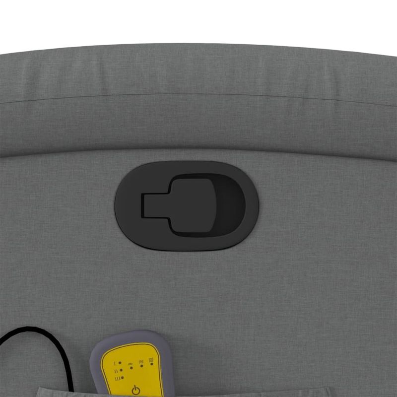 Ingrijire personala si Cosmetice - Sanatate si wellness - Articole wellness - Fotolii de masaj - Fotoliu de masaj rabatabil, gri inchis, material textil - Infinity.ro