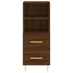 Casa si Gradina - Mobilier - Comode si corpuri - Comode - Dulap inalt, stejar maro, 34,5x34x180 cm, lemn prelucrat - Infinity.ro
