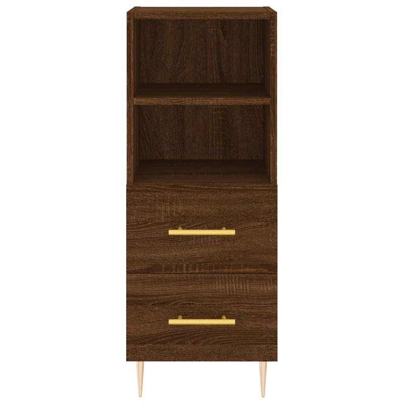 Casa si Gradina - Mobilier - Comode si corpuri - Comode - Dulap inalt, stejar maro, 34,5x34x180 cm, lemn prelucrat - Infinity.ro