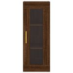 Casa si Gradina - Mobilier - Comode si corpuri - Comode - Dulap inalt, stejar maro, 34,5x34x180 cm, lemn prelucrat - Infinity.ro