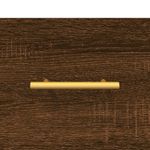 Casa si Gradina - Mobilier - Comode si corpuri - Comode - Dulap inalt, stejar maro, 34,5x34x180 cm, lemn prelucrat - Infinity.ro