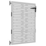 Casa si Gradina - Constructii - Usi interior, exterior si garaj - Usi garaj - Poarta pentru gradina, 85x150 cm, otel corten, dreptunghiuri - Infinity.ro