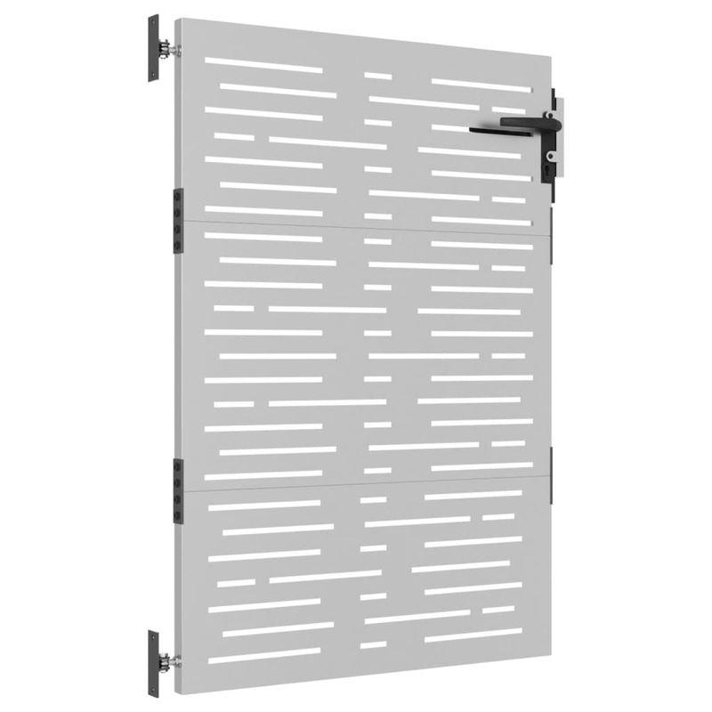 Casa si Gradina - Constructii - Usi interior, exterior si garaj - Usi garaj - Poarta pentru gradina, 85x150 cm, otel corten, dreptunghiuri - Infinity.ro