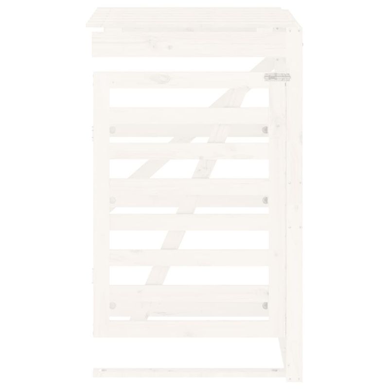 Casa si Gradina - Mobilier - Organizare si depozitare - Cosuri de gunoi - Extensie depozitare pubela de gunoi, lemn masiv de pin, pin alb - Infinity.ro