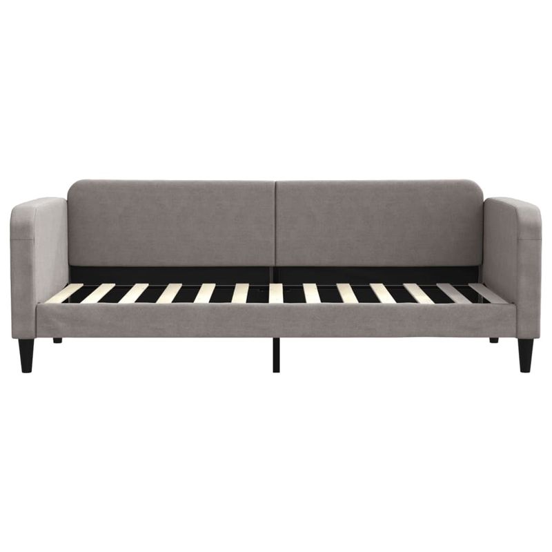 Casa si Gradina - Mobilier - Paturi si accesorii - Paturi - Pat de zi cu extensie, gri taupe, 80x200 cm, textil - Infinity.ro