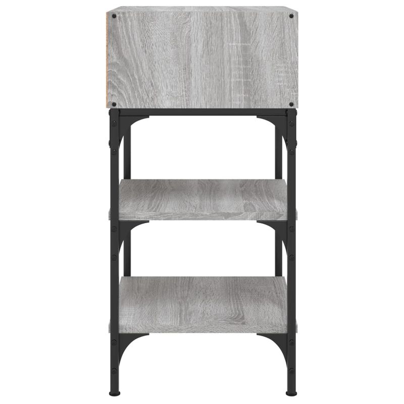 Casa si Gradina - Mobilier - Comode si corpuri - Noptiere - Noptiere, 2 buc., gri sonoma, 35x34,5x70 cm, lemn compozit - Infinity.ro