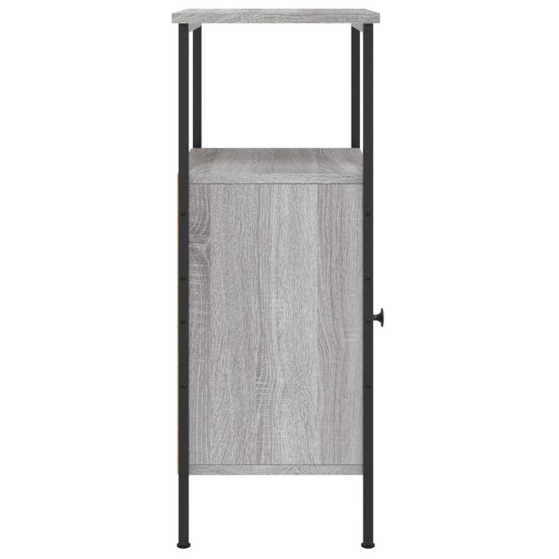 Casa si Gradina - Mobilier - Comode si corpuri - Noptiere - Noptiera, gri sonoma, 41x31x80 cm, lemn compozit - Infinity.ro