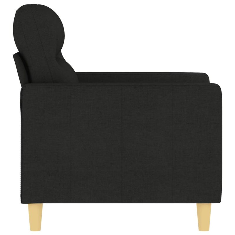 Casa si Gradina - Mobilier - Scaune si fotolii - Fotolii - Fotoliu canapea, negru, 60 cm, material textil - Infinity.ro