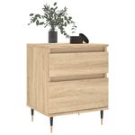 Casa si Gradina - Mobilier - Comode si corpuri - Noptiere - Noptiere, 2 buc., stejar sonoma, 40x35x50 cm, lemn compozit - Infinity.ro