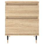 Casa si Gradina - Mobilier - Comode si corpuri - Noptiere - Noptiere, 2 buc., stejar sonoma, 40x35x50 cm, lemn compozit - Infinity.ro