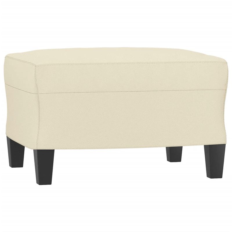 Casa si Gradina - Mobilier - Seturi de mobilier - Seturi living - Set de canapele cu perne, 3 piese, crem, piele ecologica - Infinity.ro