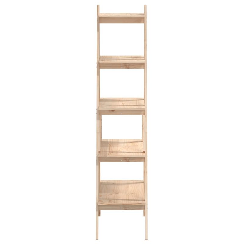 Casa si Gradina - Mobilier - Biblioteci si rafturi - Biblioteci - Raft cu 5 niveluri in forma de A, 110x40x180,5 cm lemn masiv pin, natural - Infinity.ro