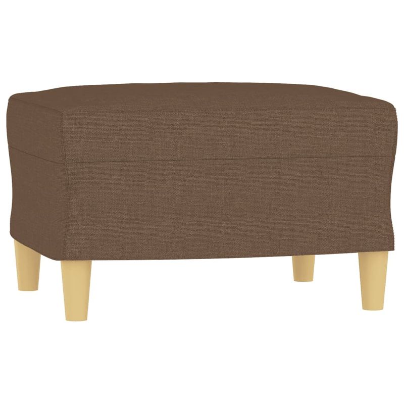 Casa si Gradina - Mobilier - Seturi de mobilier - Seturi living - Set de canapele cu perne, 3 piese, maro, textil - Infinity.ro