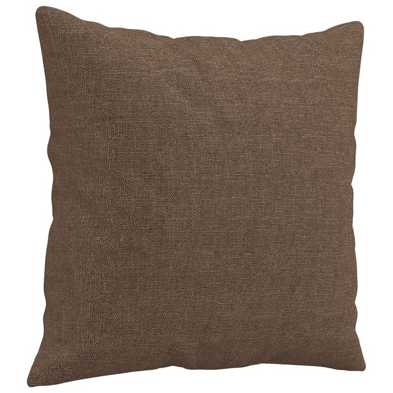 Casa si Gradina - Mobilier - Seturi de mobilier - Seturi living - Set de canapele cu perne, 3 piese, maro, textil - Infinity.ro